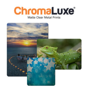 Chromaluxe 4057 Matte Clear Aluminum Photo Panel 5x7"